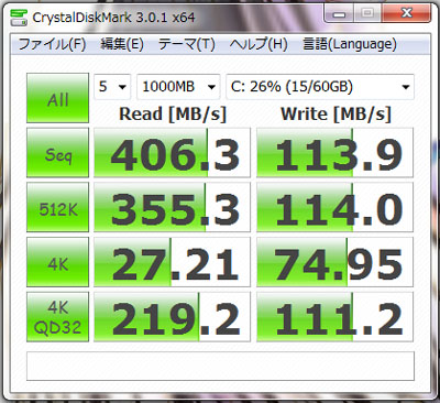 SSD　ベンチ
